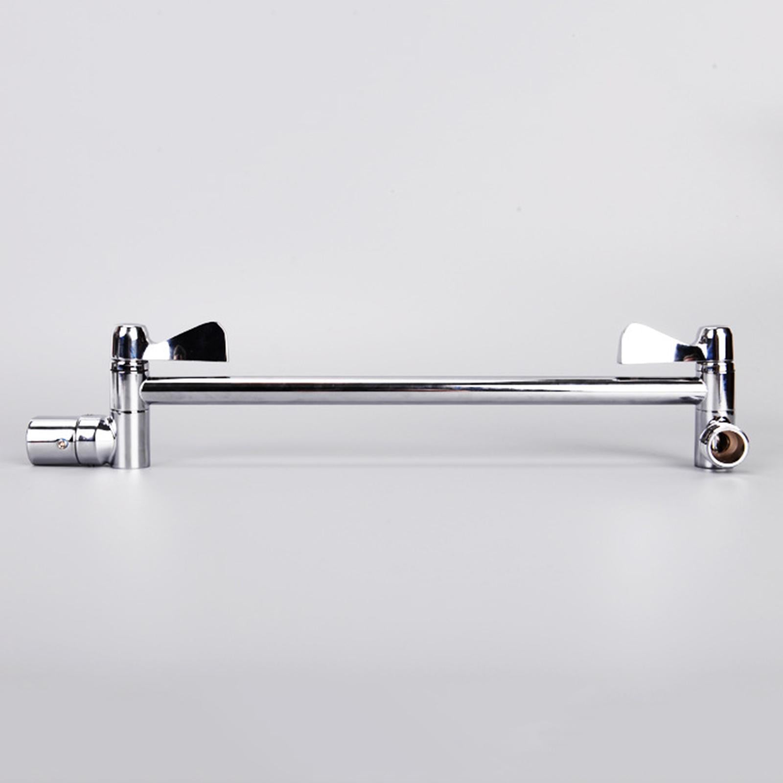 Adjustable Shower Arm Bracket with Tooth Extension Rod Bathroom Accessories
