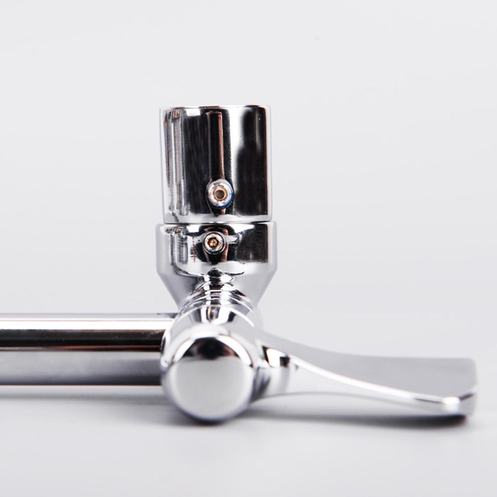 Adjustable Shower Arm Bracket with Tooth Extension Rod Bathroom Accessories