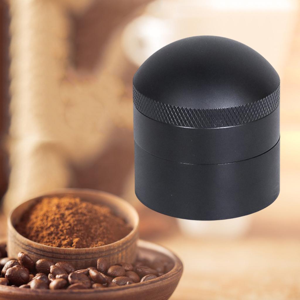 Stainless Steel Coffee Tamper Distributor Leveler Tool Powder Hammer 58mm