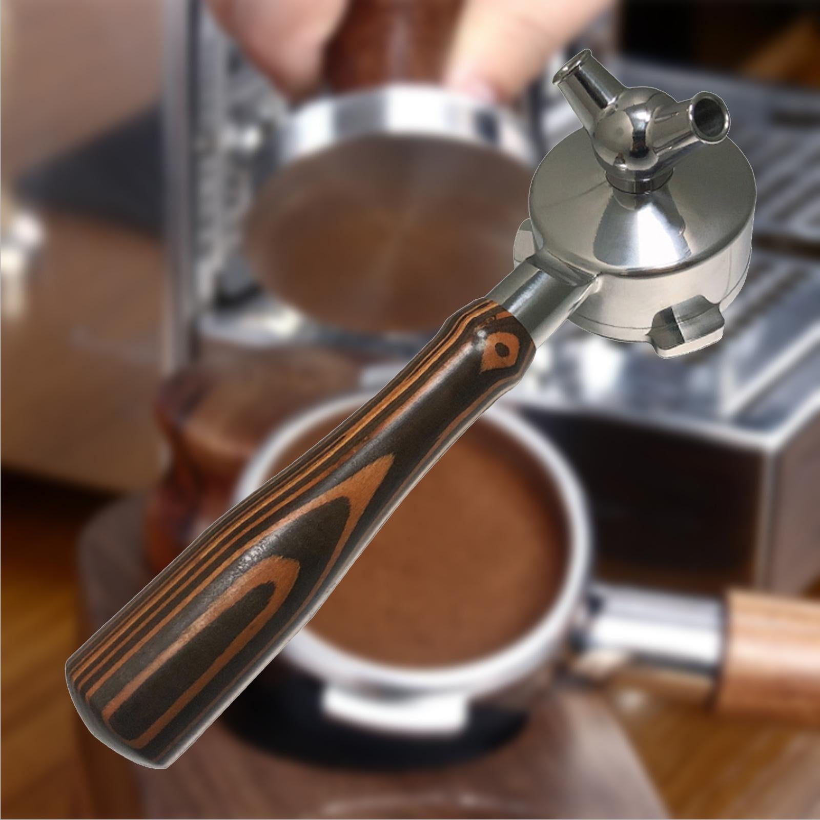 54mm Portafilter with Spout for Expobar E61 Coffee Machine B Double Spout