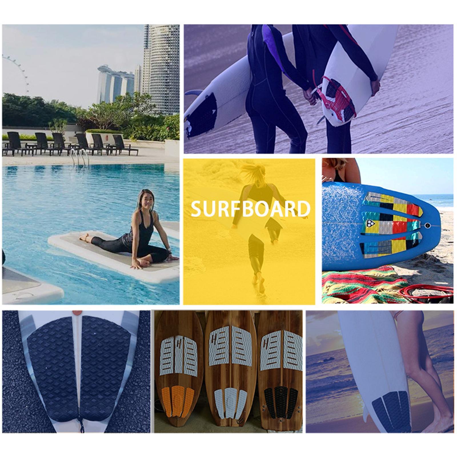 Green Inflatable Floating Surfboard Traction Non-Slip Mat Tumbling Pads