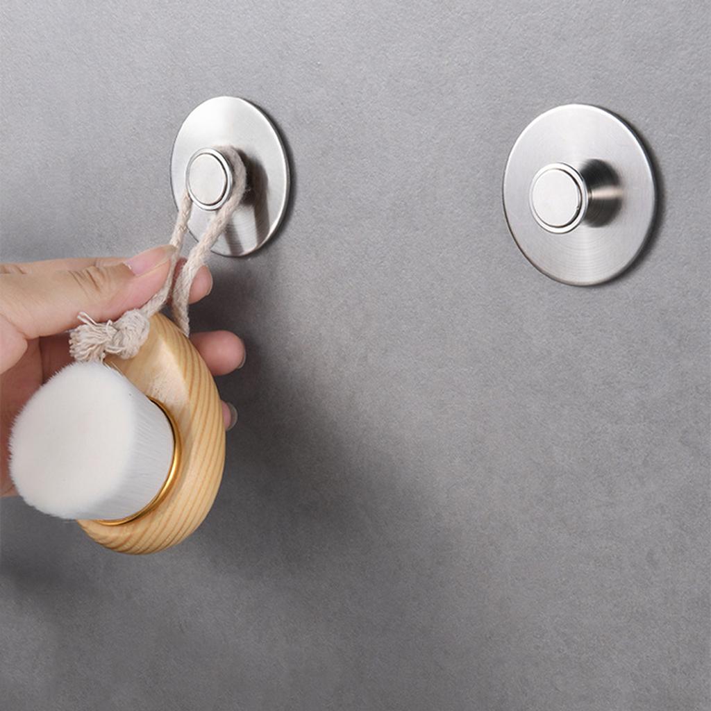 Magnetic Suction Powerful Soap Holder Hook Stainless Steel Wall Mount