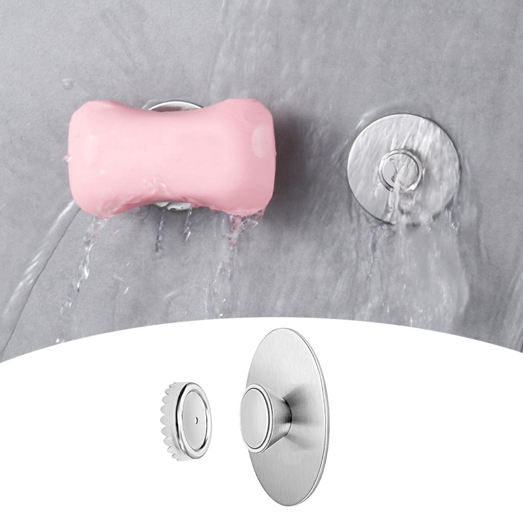 Magnetic Suction Powerful Soap Holder Hook Stainless Steel Wall Mount