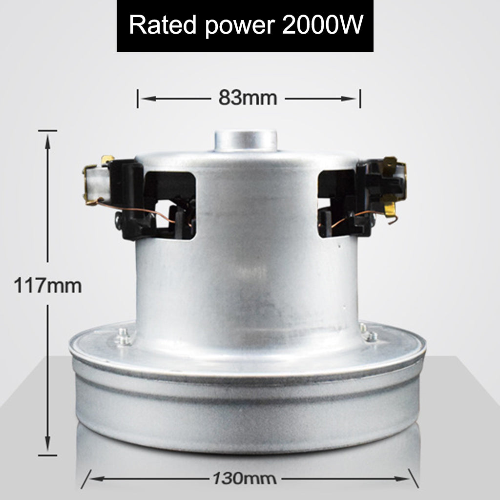 Heavy Duty Vacuum Cleaner Motor Parts for Most Brand Vacuums Durable 2000W