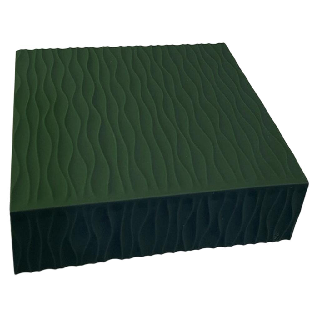 Silicone Coffee Mat Espresso Latte Art Tamper Tamping Rest Mat Holder Green