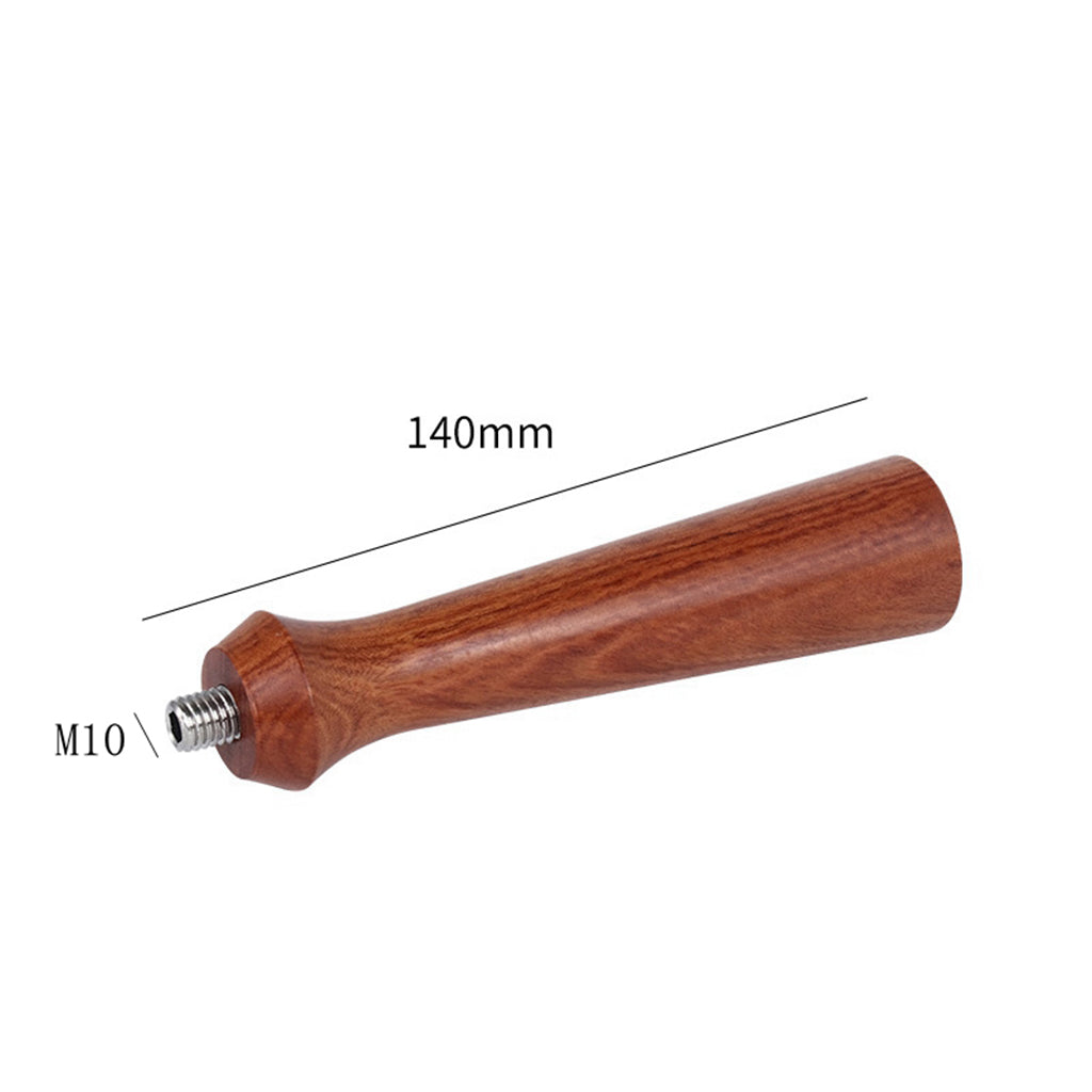 Portafilter Solid Wooden Handle For Coffee Machines Tool 140mm Res