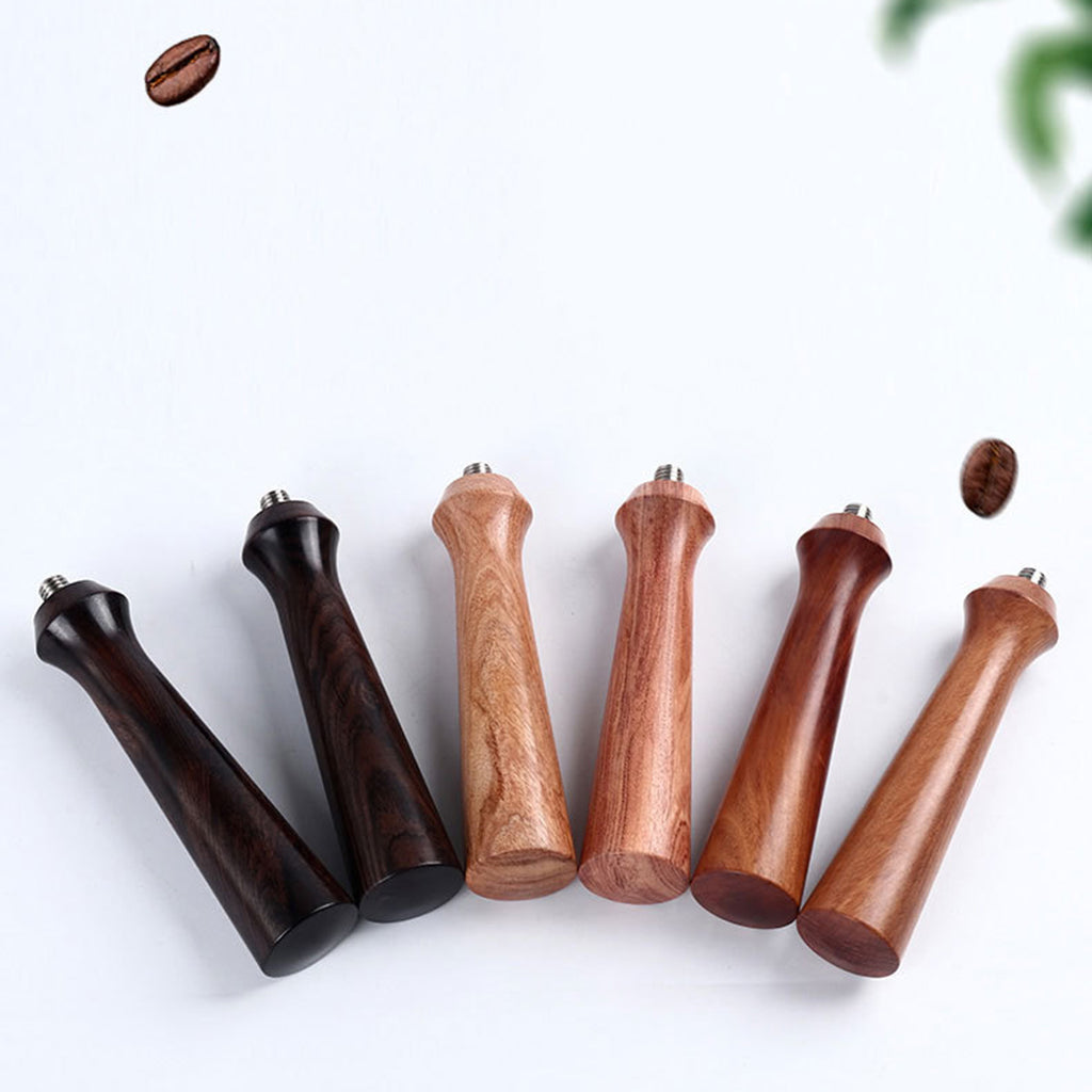Portafilter Solid Wooden Handle For Coffee Machines Tool 140mm Res