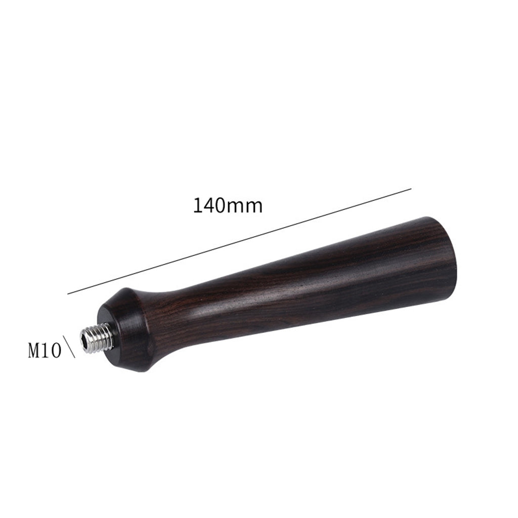 Portafilter Solid Wooden Handle For Coffee Machines Tool 140mm Purple