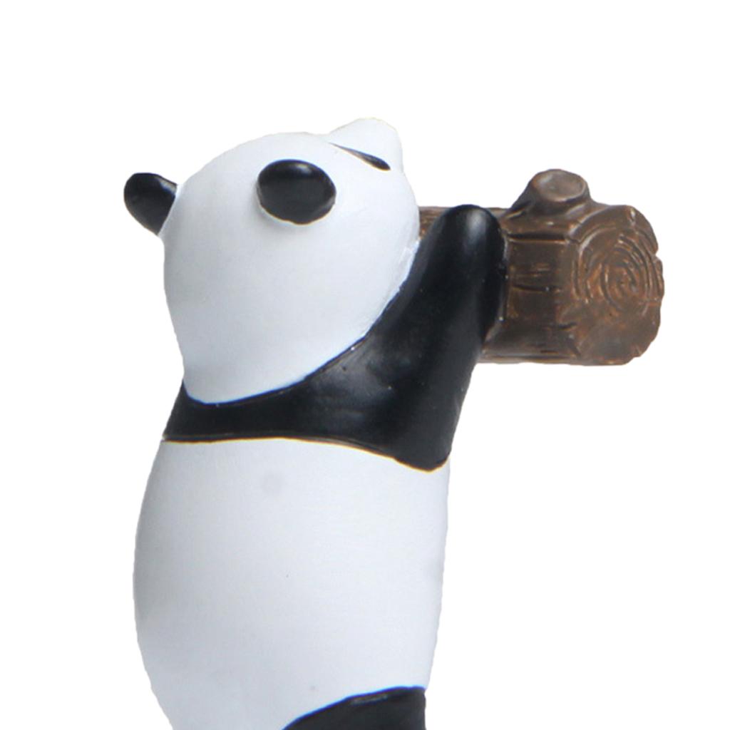 3D Panda Refrigerator Magnets Fridge Sticker Home Whiteboard Cabinets Decor lie log
