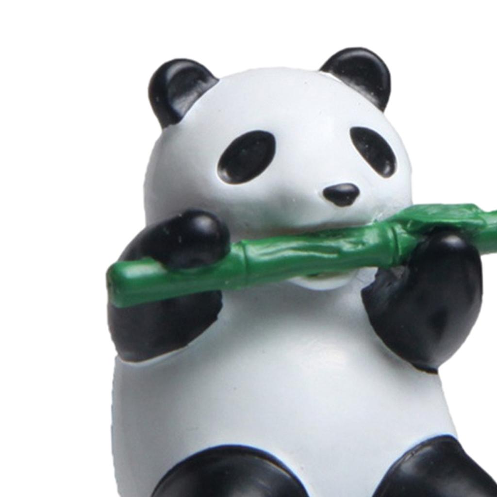 3D Panda Refrigerator Magnets Fridge Sticker Home Whiteboard Cabinets Decor sitting eat bamboo