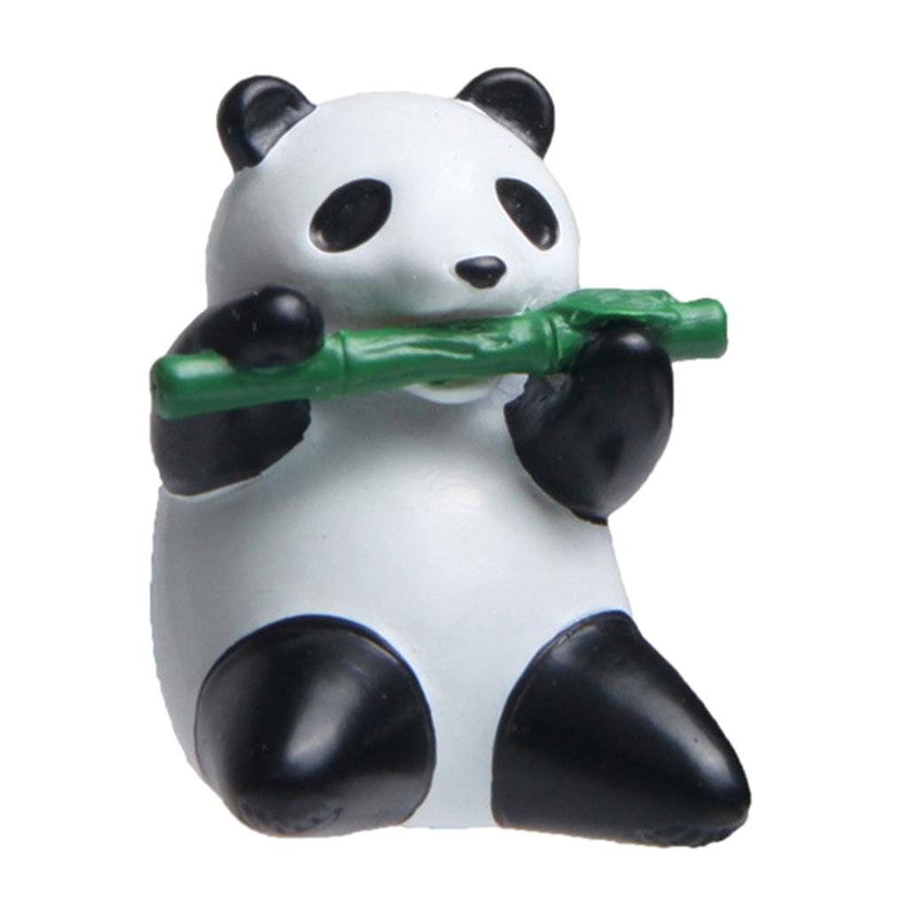 3D Panda Refrigerator Magnets Fridge Sticker Home Whiteboard Cabinets Decor sitting eat bamboo