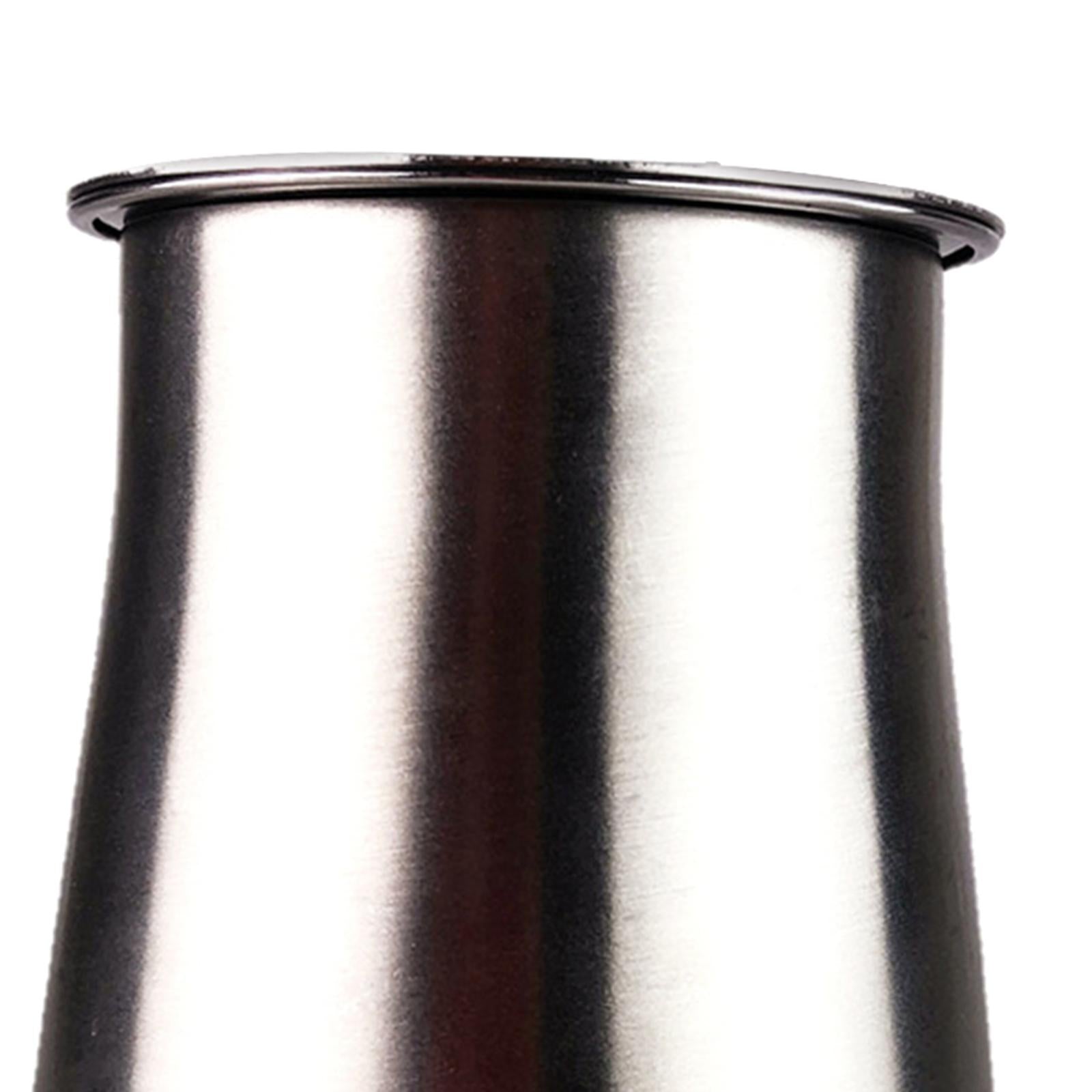 Stainless Steel Coffee Powder Sieve & Filter Cup - Dustproof Flour Sifter, Grinder Accessory (Black)