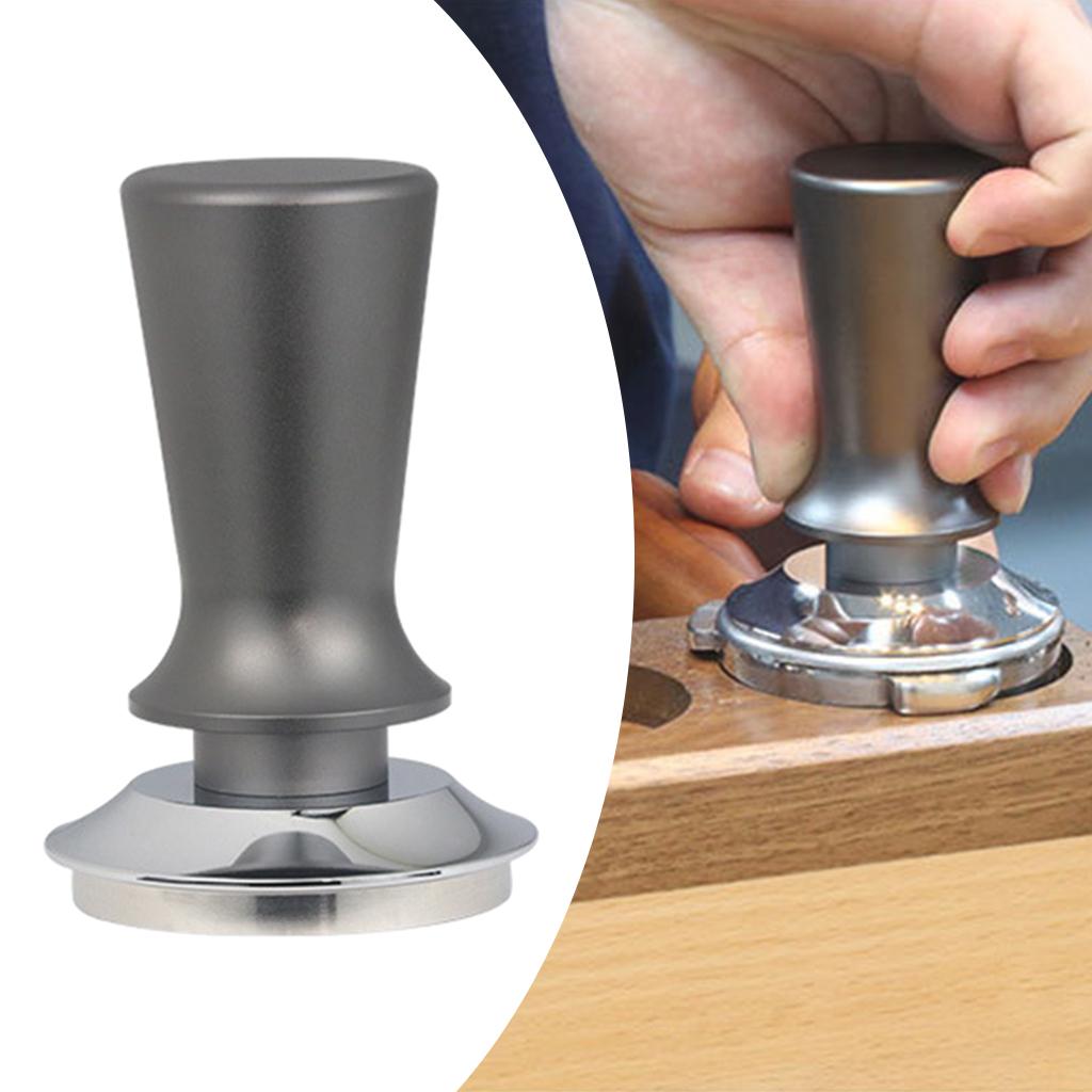 Coffee Powder Distributor Leveler Tool Tamper Press Hammer Gray 53mm