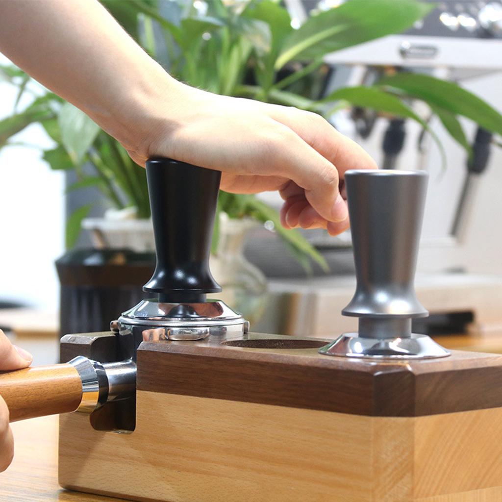 Coffee Powder Distributor Leveler Tool Tamper Press Hammer Gray 53mm