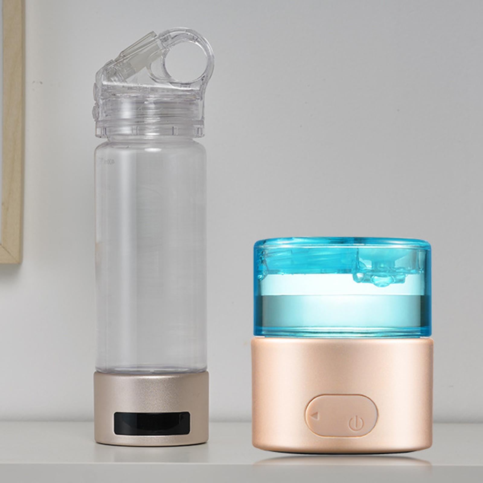 Hydrogen Water Bottle 400ml Hydrogen Rich Water Maker Ionizer for Family Use