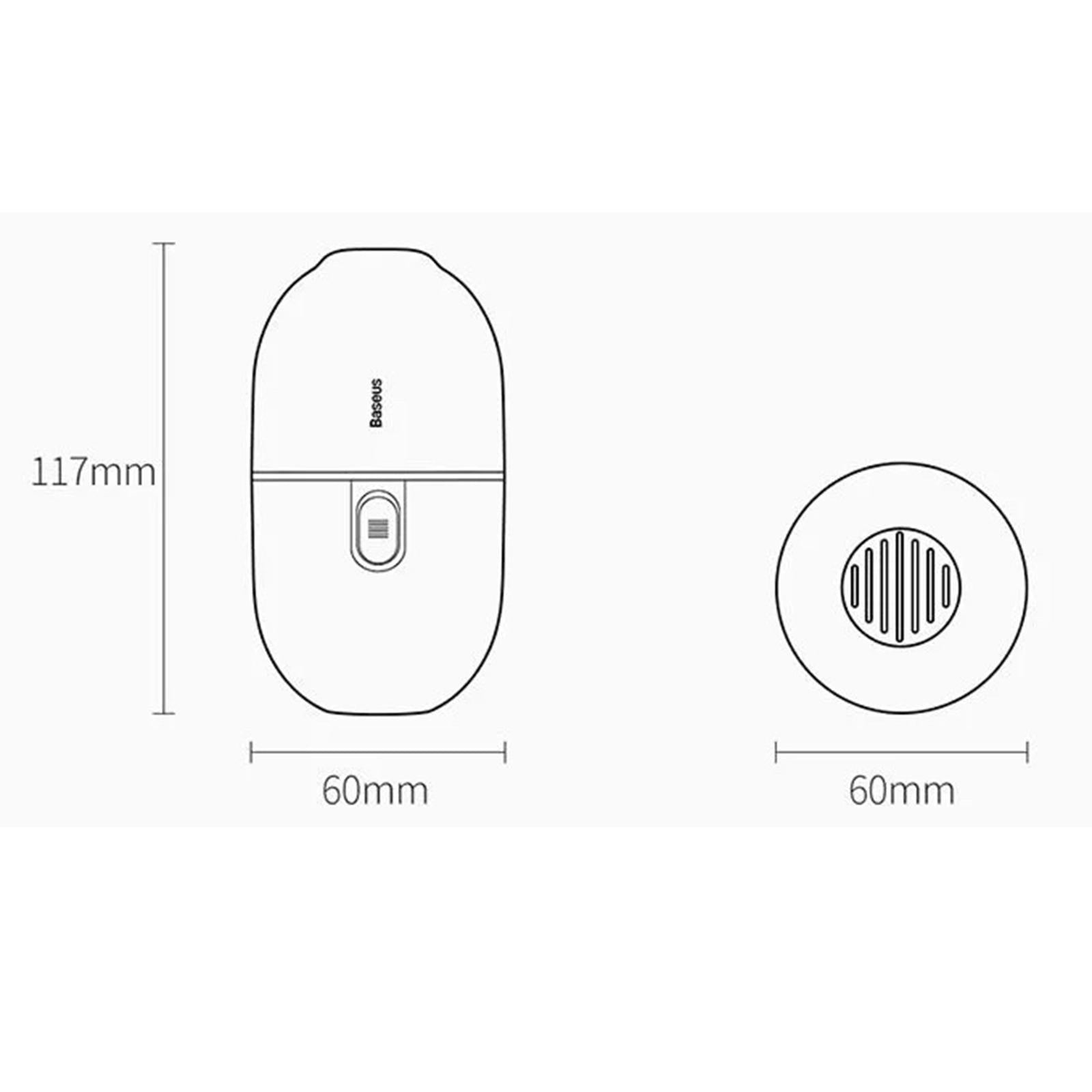 Portable Small Crumb Vacuum Cleaner Tabletop Keyboard Dust Cleaning Tool Black