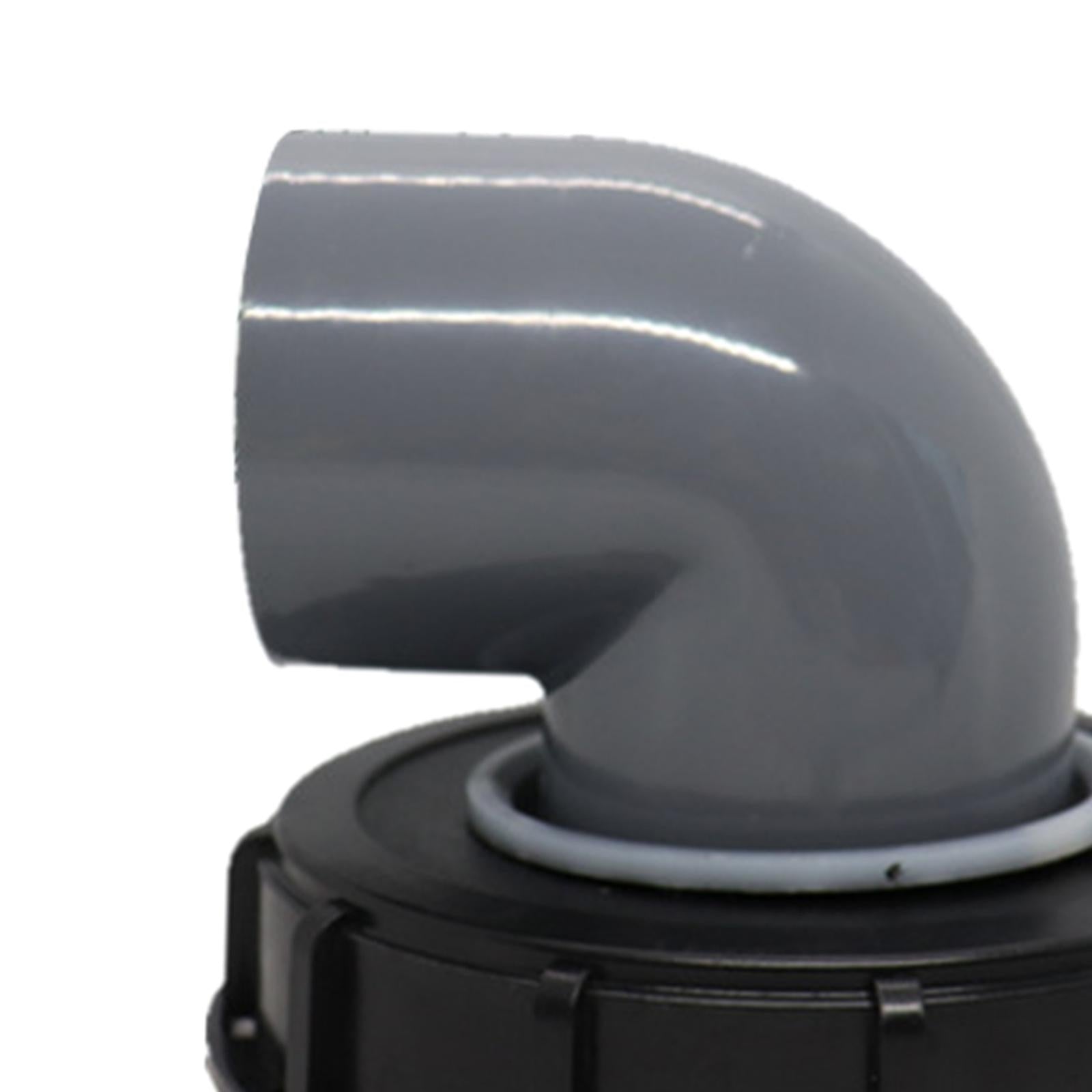 Outdoor Garden IBC Tank Filter Cover Rainwater Purification 163mm 90 Degree