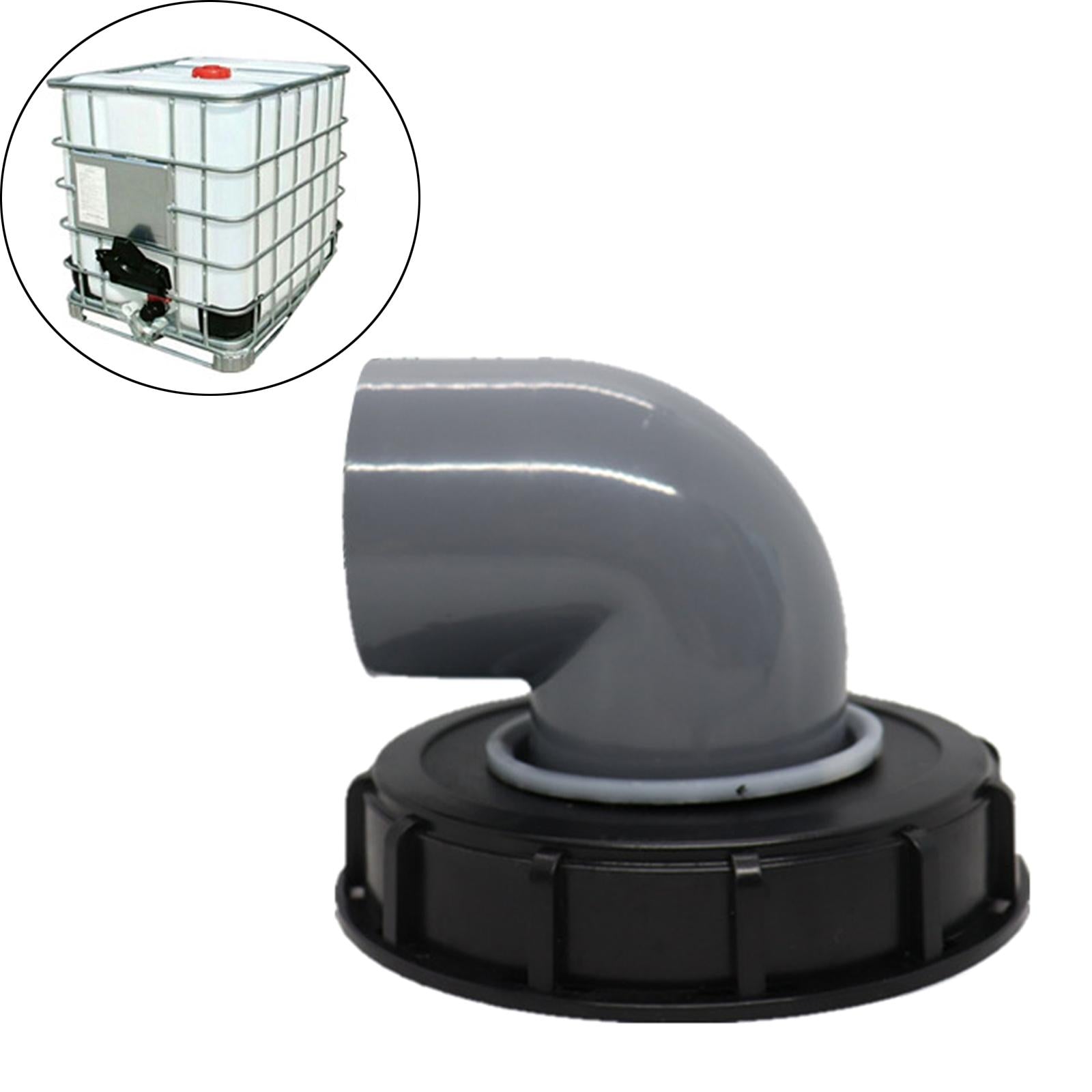 Outdoor Garden IBC Tank Filter Cover Rainwater Purification 163mm 90 Degree