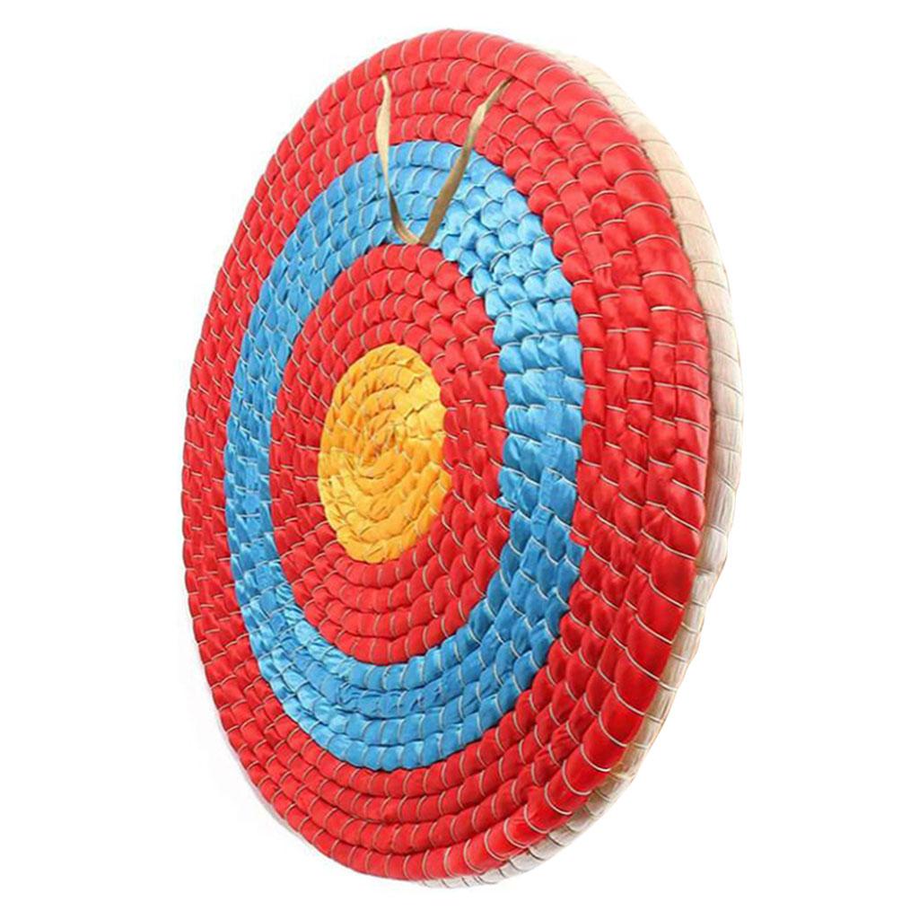 Outdoor Sports Archery Bow Shooting Straw Arrow Target for Home Decoration 55cm 2 Layer