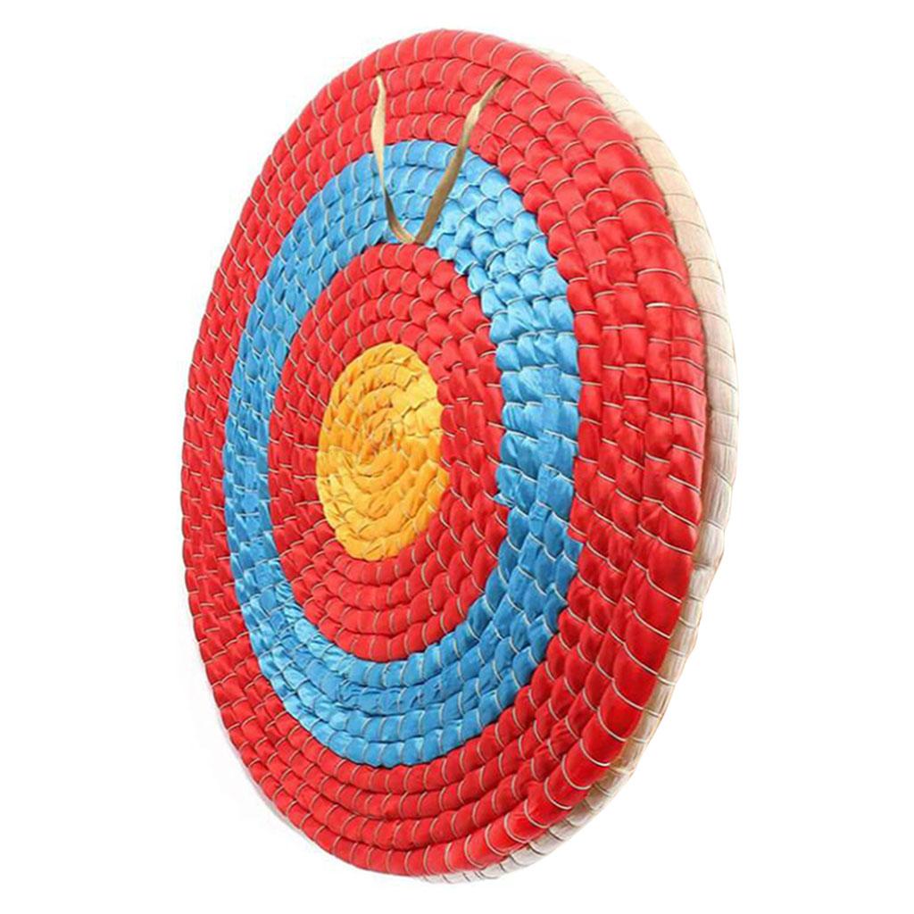 Outdoor Sports Archery Bow Shooting Straw Arrow Target for Home Decoration 55cm 2 Layer