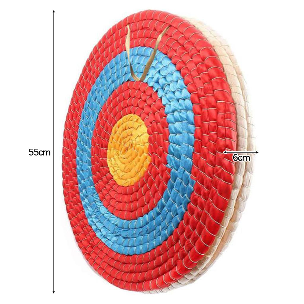 Outdoor Sports Archery Bow Shooting Straw Arrow Target for Home Decoration 55cm 3 Layer
