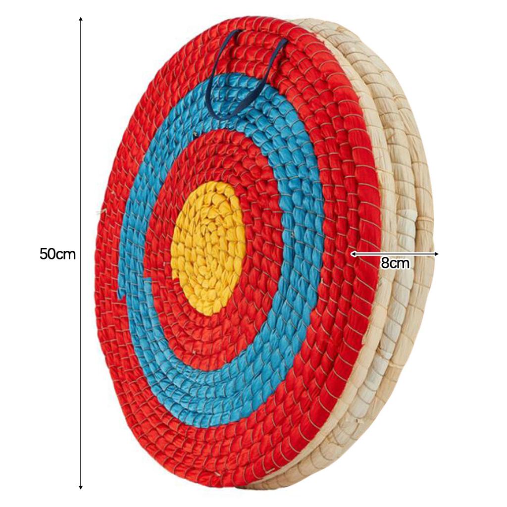 Outdoor Sports Archery Bow Shooting Straw Arrow Target for Home Decoration 50cm 4 Layer