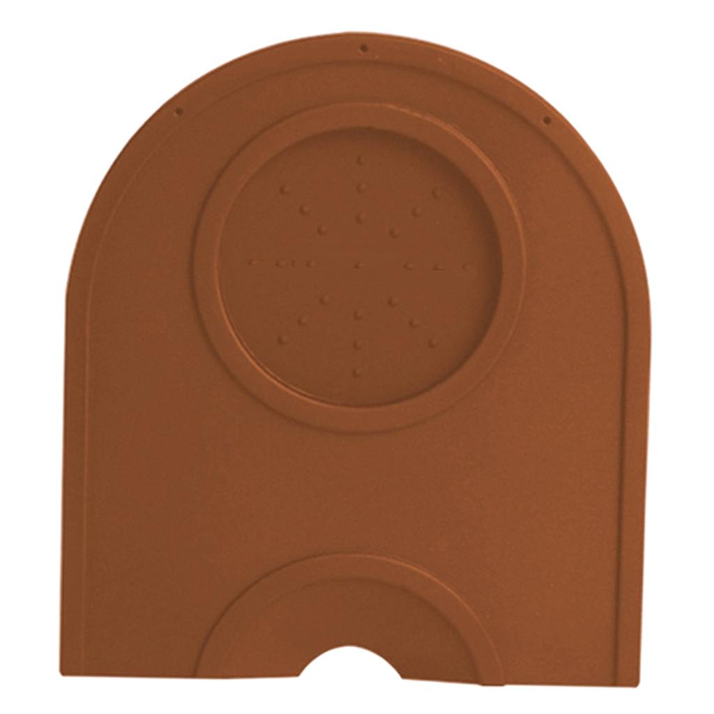 Silicone Coffee Mat Espresso Latte Art Tamper Tamping Rest Mat Browm S