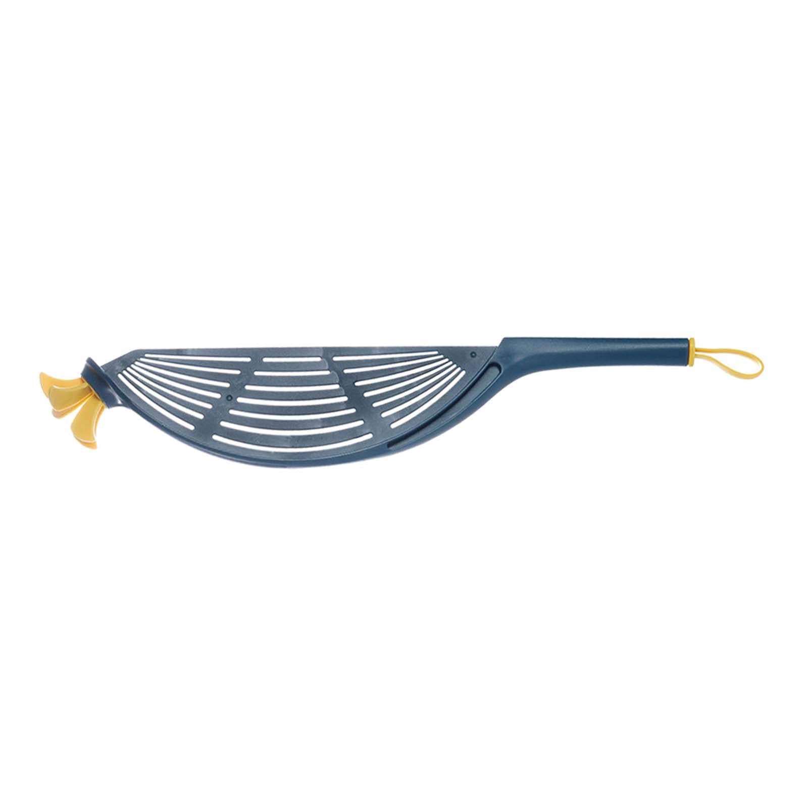 Practical Rice Washer Convenient Washer Drainer Colander Tool Hands-Free dark blue