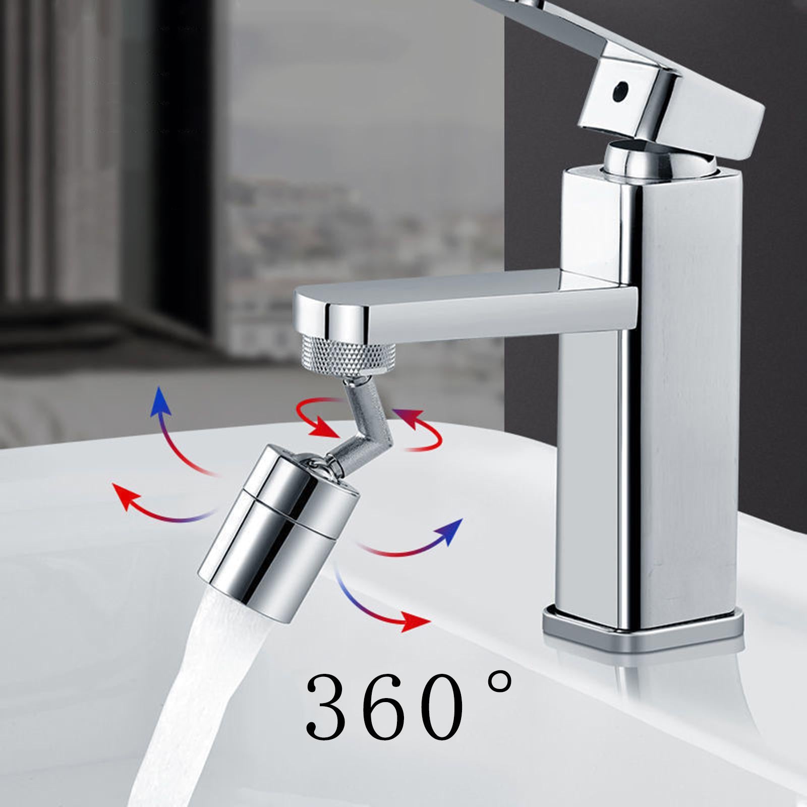 2x Swivel Rotating Faucet Toilet Splash-proof Flexible Sink Spray Tap Head