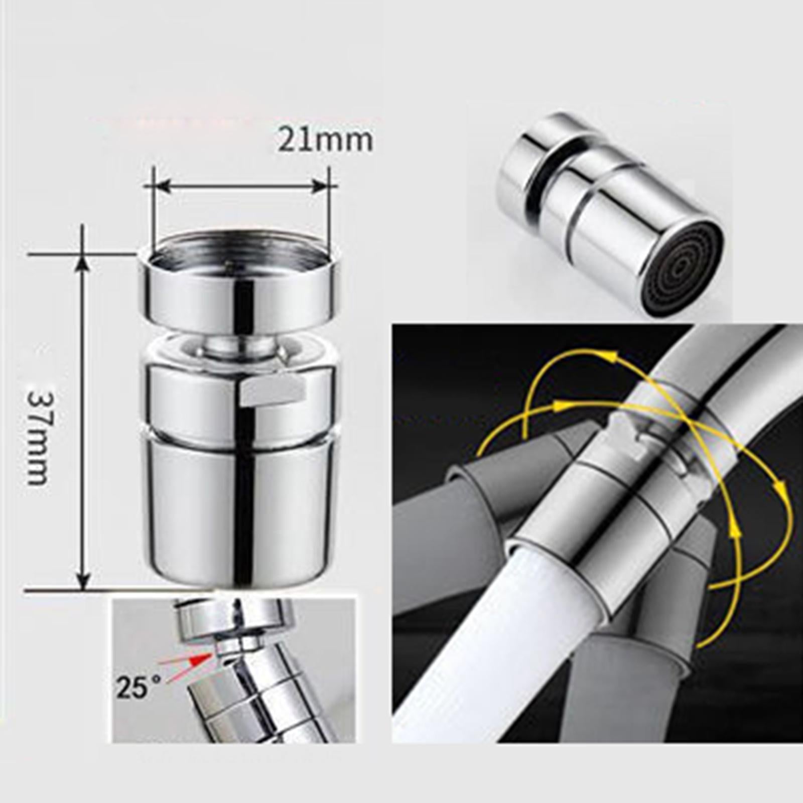 2x Swivel Rotating Faucet Toilet Splash-proof Flexible Sink Spray Tap Head