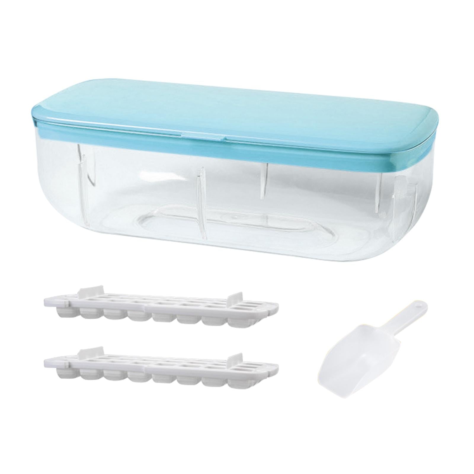 Kitchen 24 Lattice Ice Cube Tray Ice Maker for Freezer Release Mold Quickly Blue