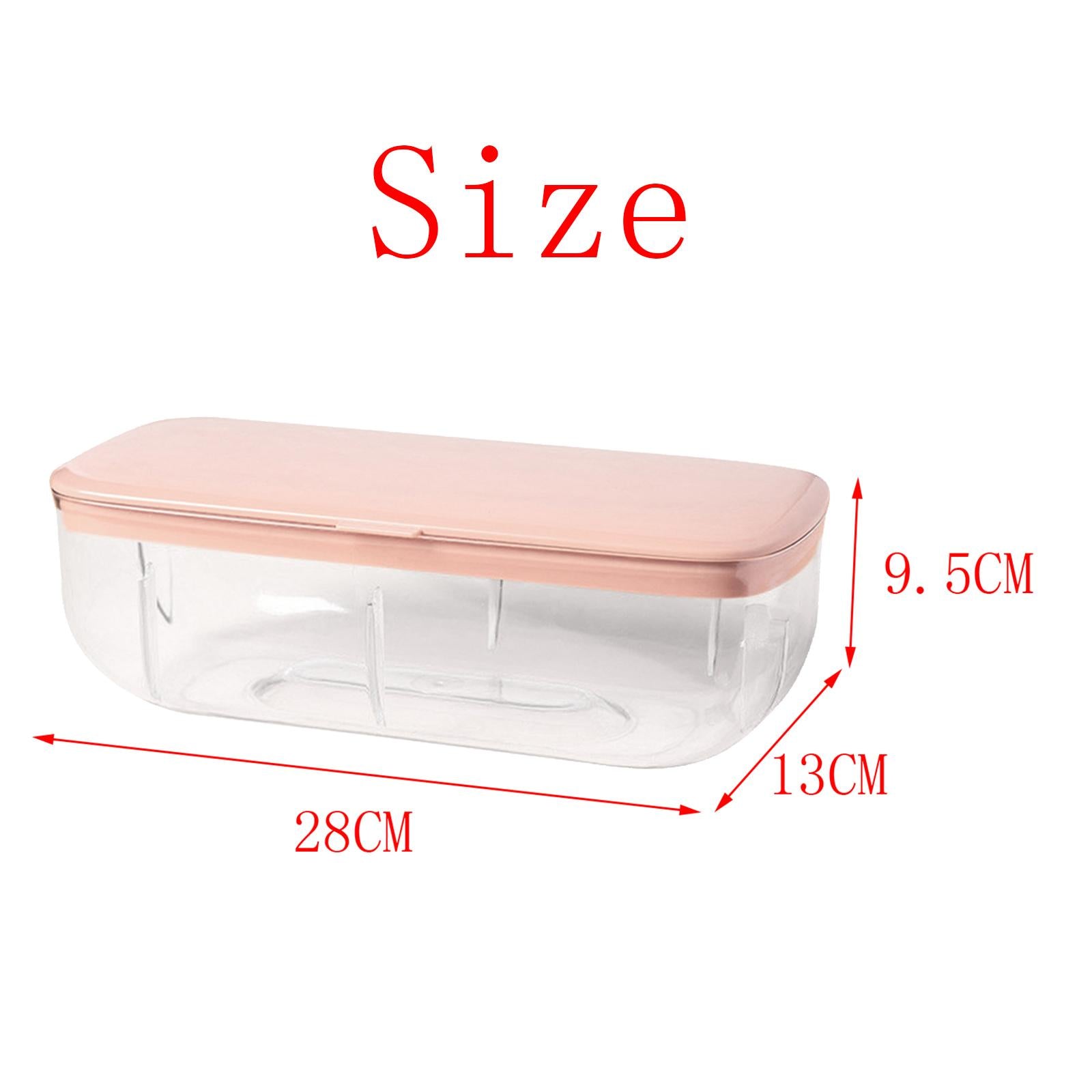 Kitchen 24 Lattice Ice Cube Tray Ice Maker for Freezer Release Mold Quickly Pink