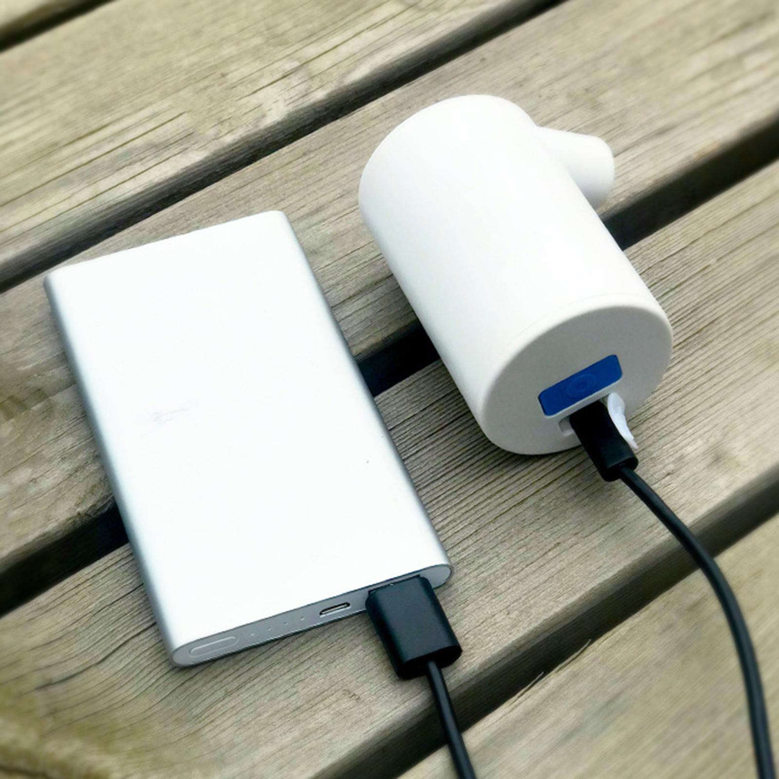 Mini Air Pump USB Rechargeable Inflate with 3 Nozzles Mini Air Pump