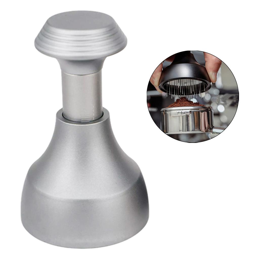 58mm Needle Coffee Tamper Needle Type Coffee Powder Distributor Tool Grey