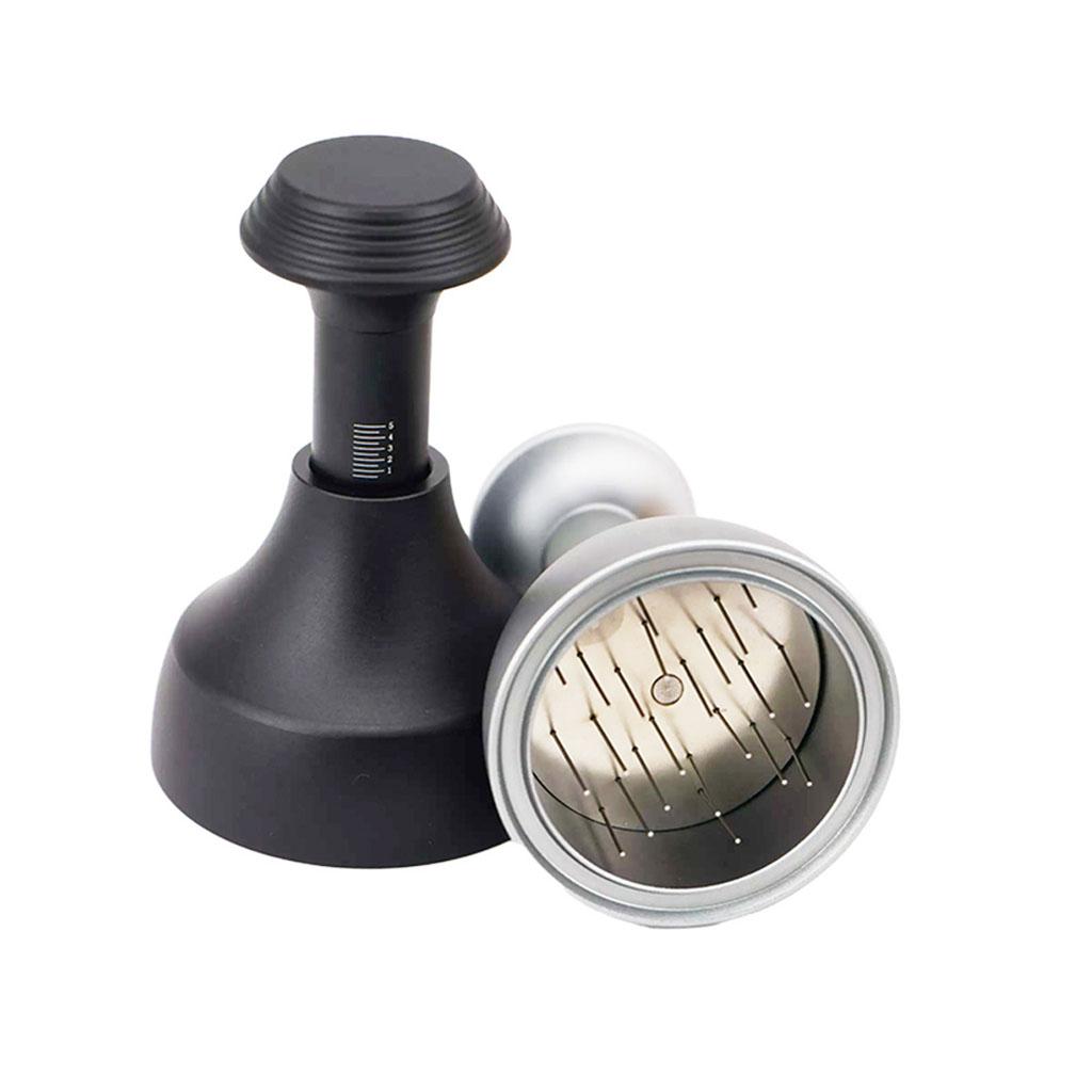 58mm Needle Coffee Tamper Needle Type Coffee Powder Distributor Tool Grey