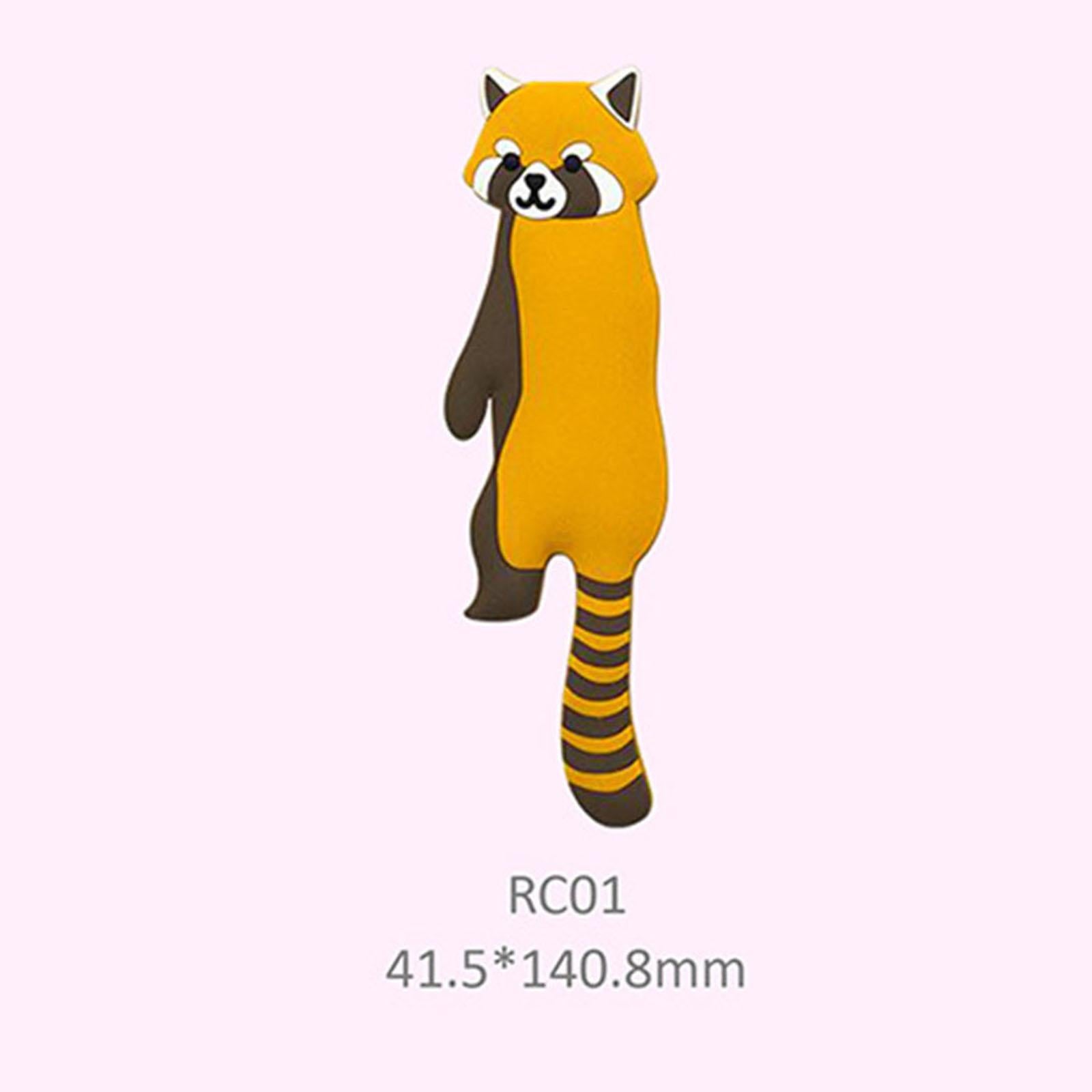 Adhesive Wall Hook Decorative Wall Hook for Kitchen Bathroom Yellow Raccoon