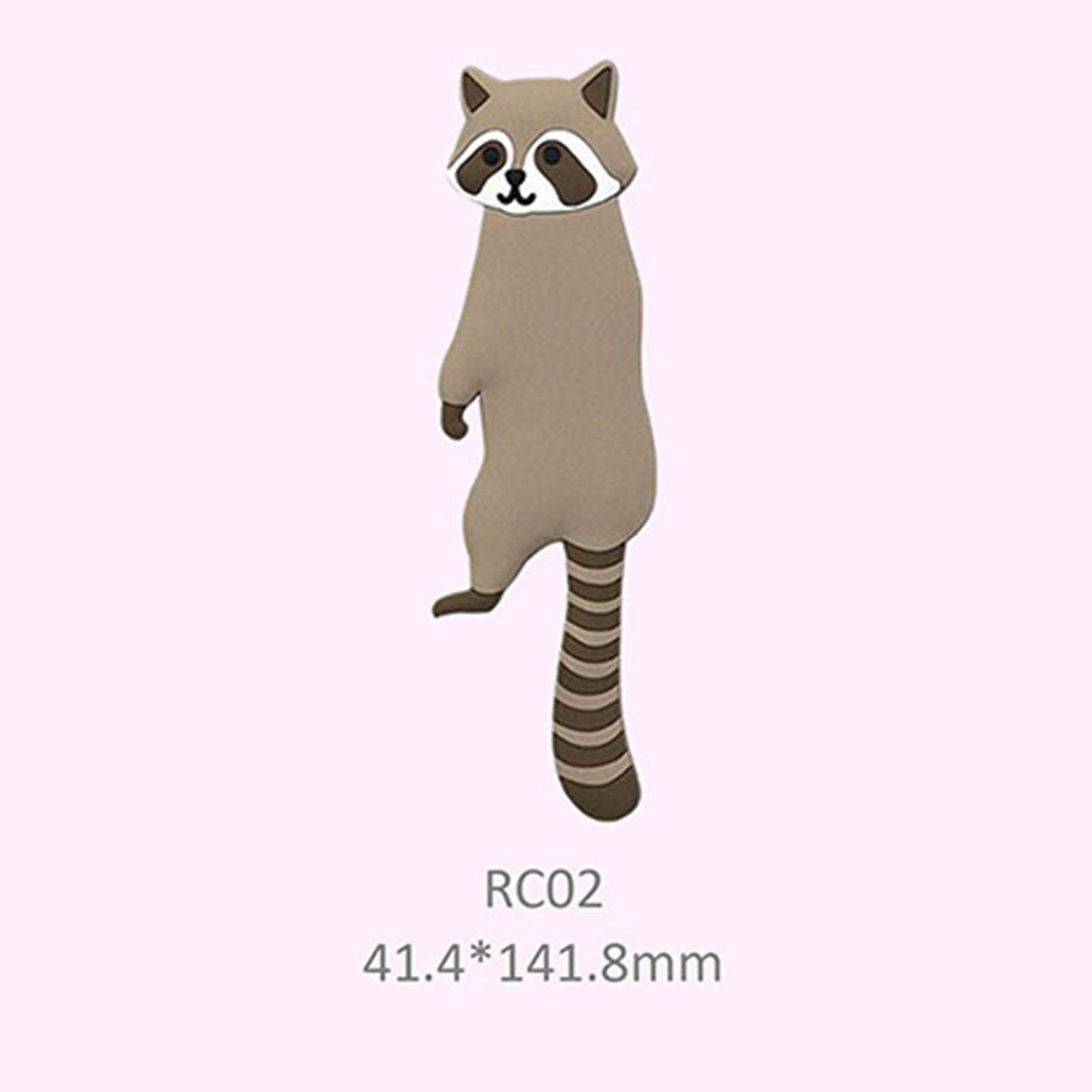 Adhesive Wall Hook Decorative Wall Hook for Kitchen Bathroom Coffee raccoon