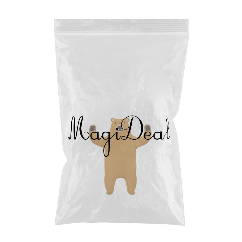 Adhesive Wall Hook Decorative Wall Hook for Kitchen Bathroom Brown Bear