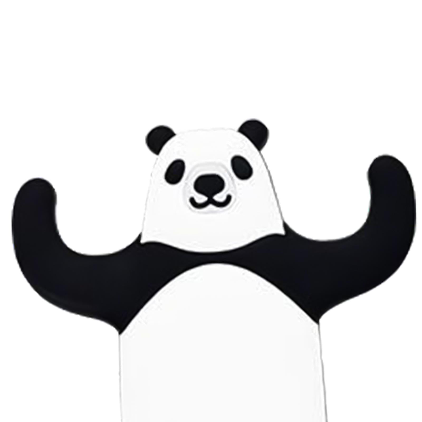 Adhesive Wall Hook Decorative Wall Hook for Kitchen Bathroom Panda