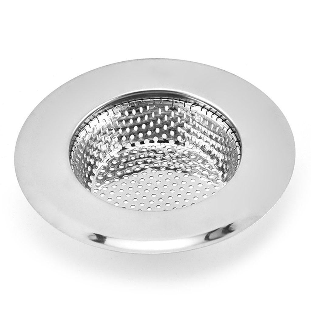 Stainless Steel Kitchen Sink Mesh Strainer Waste Plug Filter Drain Stopper