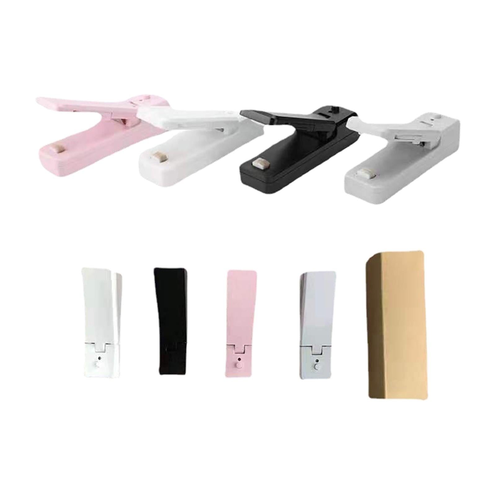 Mini Bag Sealer USB Rechargeable Portable Heat Sealer for Plastic Bags White