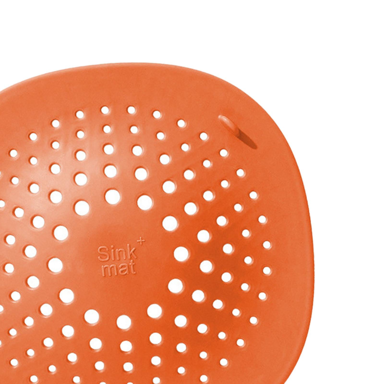 Drain Hair Catcher Bath Stopper Sink Strainer Filter Shower Cover Orange