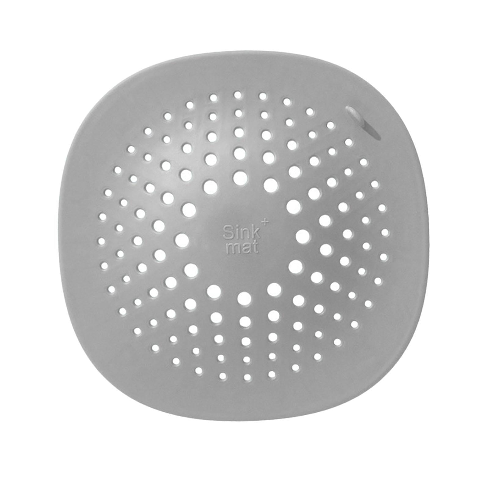 Drain Hair Catcher Bath Stopper Sink Strainer Filter Shower Cover Dark Grey