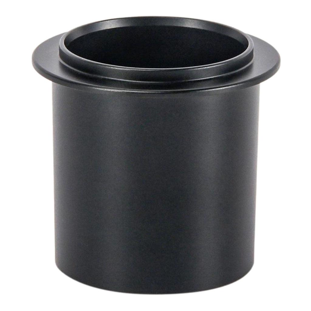 Aluminum Alloy Coffee Dosing Cup Sniffing Mug for Espresso Machine DIY Tools 58mm black