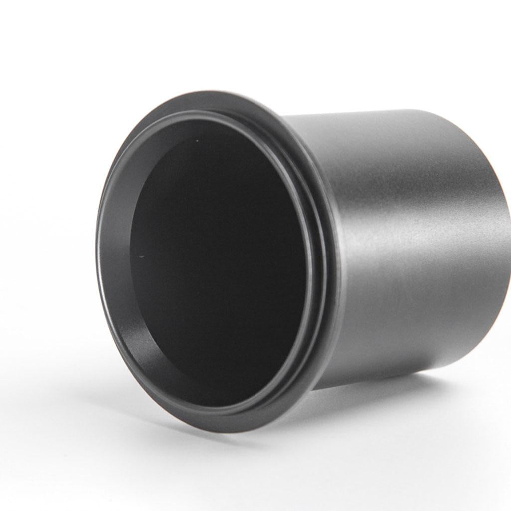Aluminum Alloy Coffee Dosing Cup Sniffing Mug for Espresso Machine DIY Tools 58mm gray