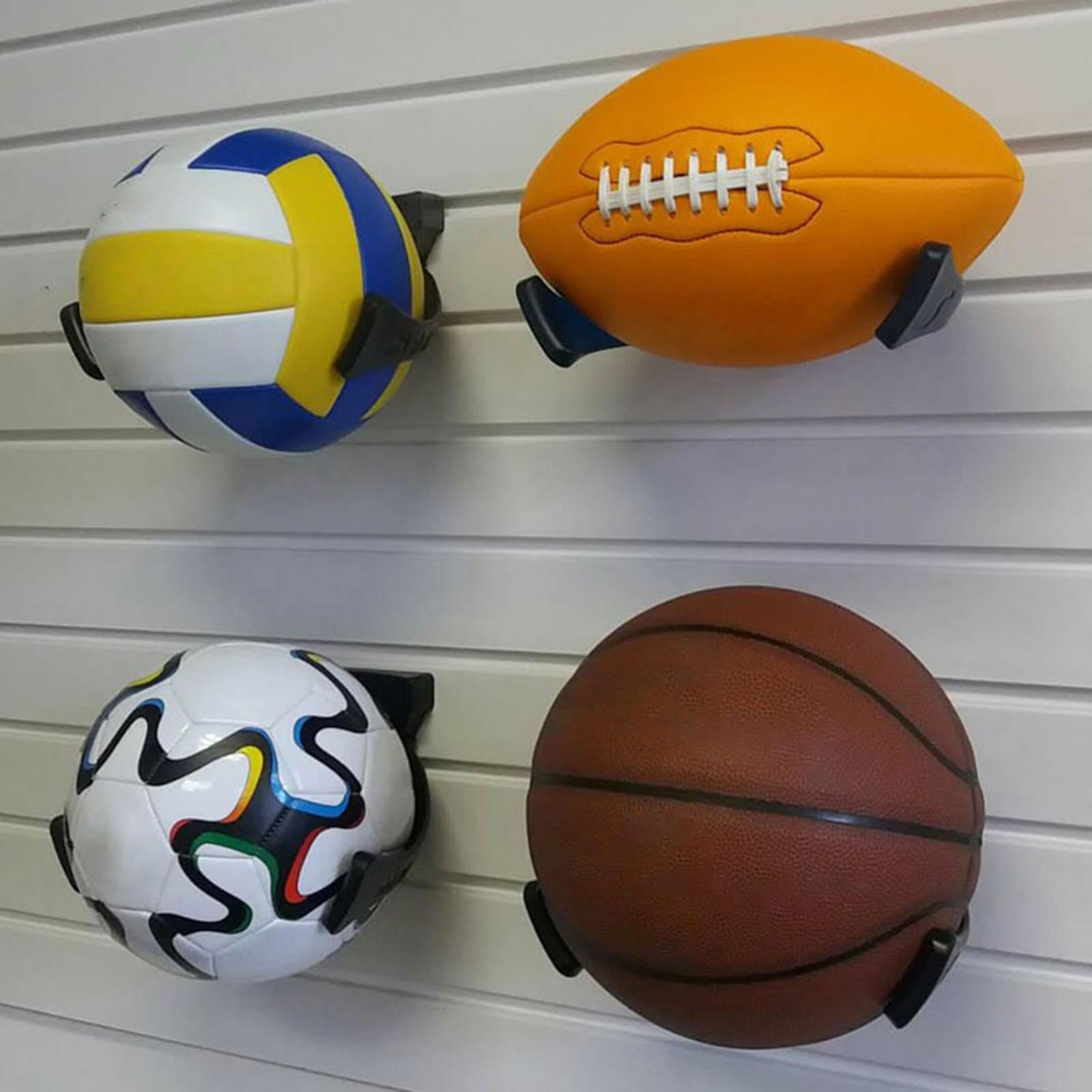Wall-mounted Sports Ball Holder Basketball Storage Support Exercise Ball