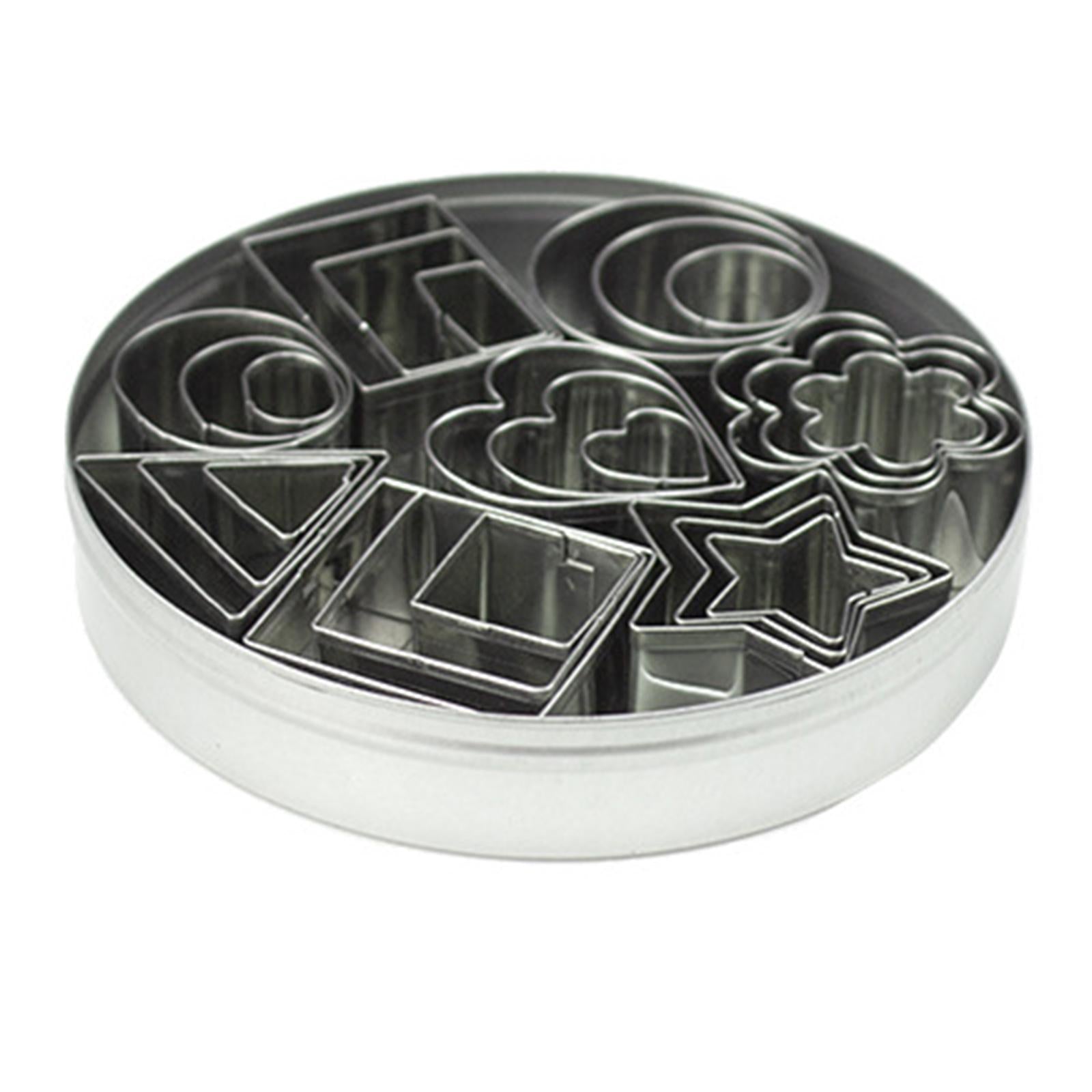 Cookie Cutter Set Circle Baking Stainless Steel Molds Cake Cookie Cutter