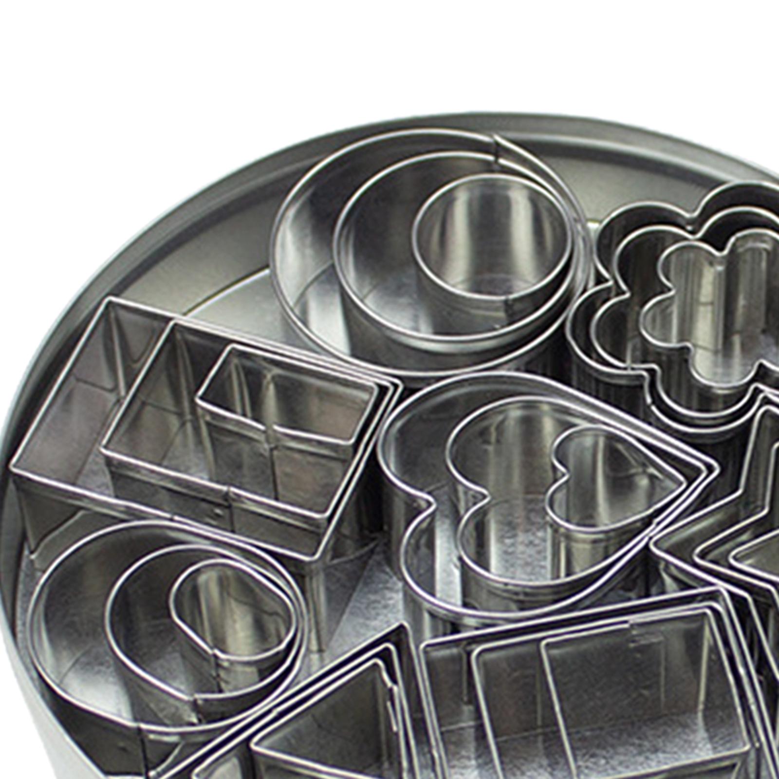 Cookie Cutter Set Circle Baking Stainless Steel Molds Cake Cookie Cutter