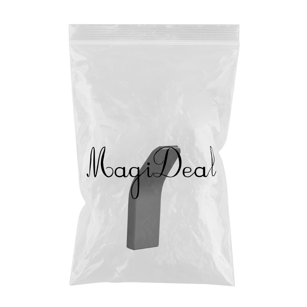 5Pcs Wall Hooks Holder Hanging Towel Sticky Hook Home Door Organizer Black