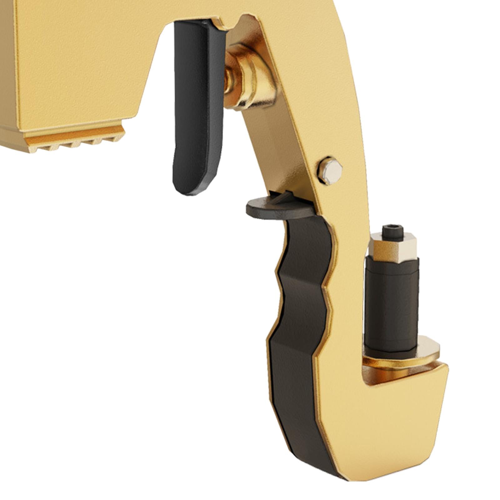 Plastic Champagne Sprayer Gun Beer Wine Stopper Pub Beer Jet Ejector Golden